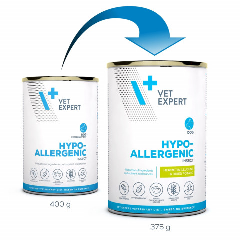 VETEXPERT Veterinary Diet Hypoallergenic Insect – Nassfutter für Hunde – 375g - Fotogalerie 2