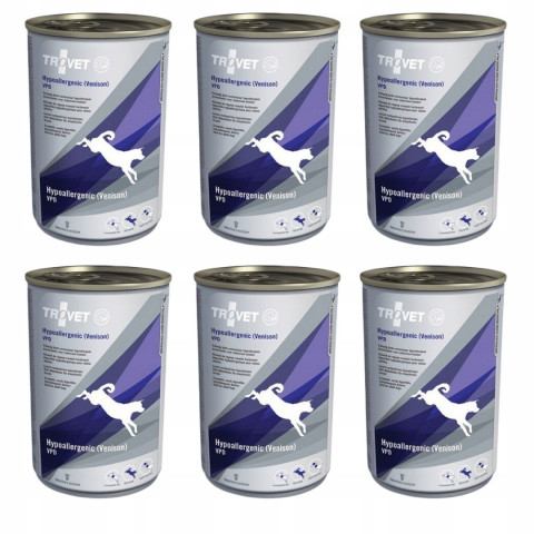 TROVET Hypoallergenic VPD mit Wildfleisch - Nassfutter für Hunde - 6x400g - Fotogalerie 1
