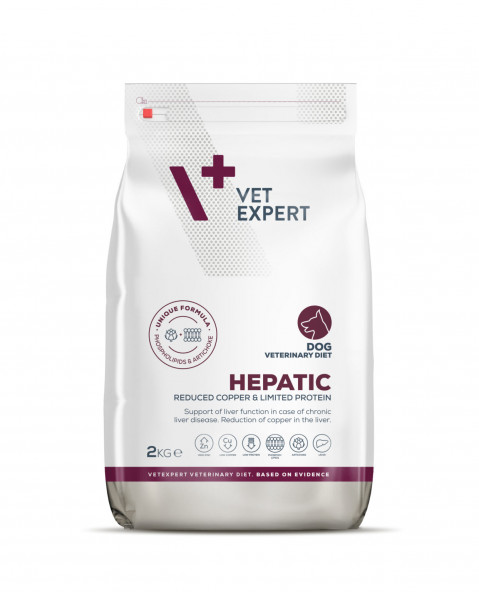 VET EXPERT Veterinary Diet Hepatic Dog - Trockenfutter für Hunde - 2kg - Fotogalerie 1