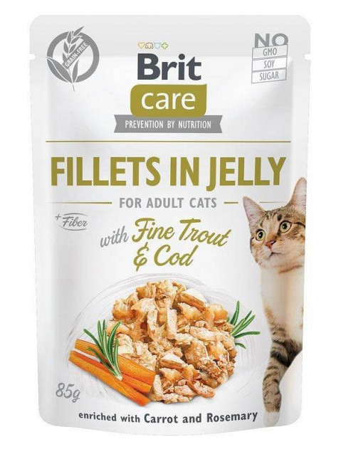 BRIT Care Fillets in Jelly Flavour Box - Nassfutter für Katzen - 12 x 85g - Fotogalerie 3