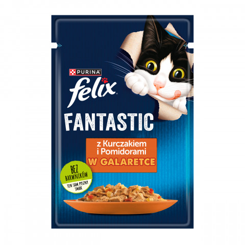  Felix Fanstastic Huhn, Tomate - Nassfutter für Katzen - 85 g - Fotogalerie 1