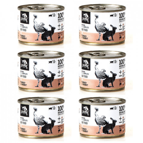 3COTY 17. Turkey and krill - nassfutter für Katzen - 6x180g - Fotogalerie 1