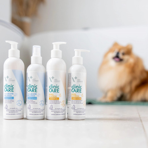 VETEXPERT Clinic Care Hypo & Omega - shampoo für hunde und katzen - 250 ml - Fotogalerie 2