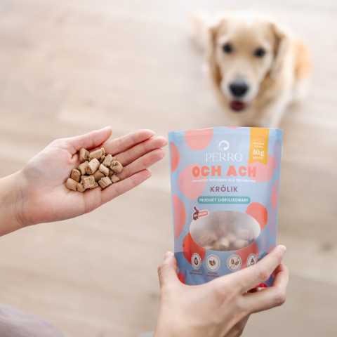 PERRO Och Ach Rabbit - leckerli für hunde - 40g - Fotogalerie 3
