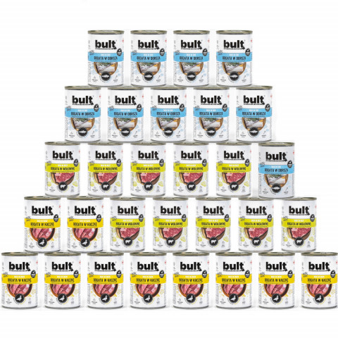 BULT MIX 3 Geschmacksrichtungen - Nassfutter für Hunde - 30x800 g - Fotogalerie 1