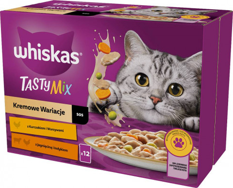 WHISKAS Tasty Mix - Nassfutter für Katzen - 12x85g - Fotogalerie 1