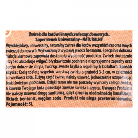 CERTECH Super Benek Universal Natürlich - klumpendes Katzenstreu 2x5l - Fotogalerie 3