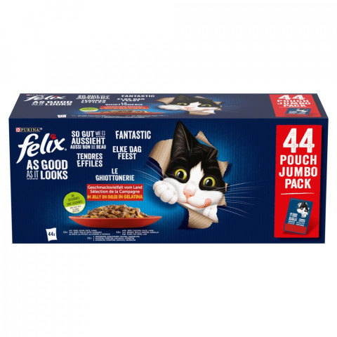 PURINA Felix Fantastic Mix in jelly - nassfutter für Katzen - 44 x 85g - Fotogalerie 1