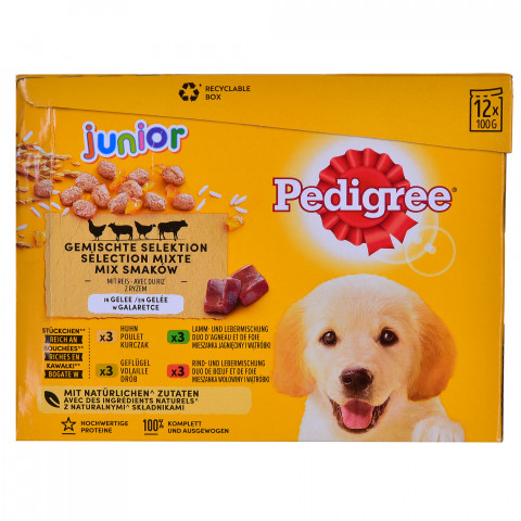 PEDIGREE Junior Selection Mix - Nassfutter für Hunde - 12x100 g - Fotogalerie 3