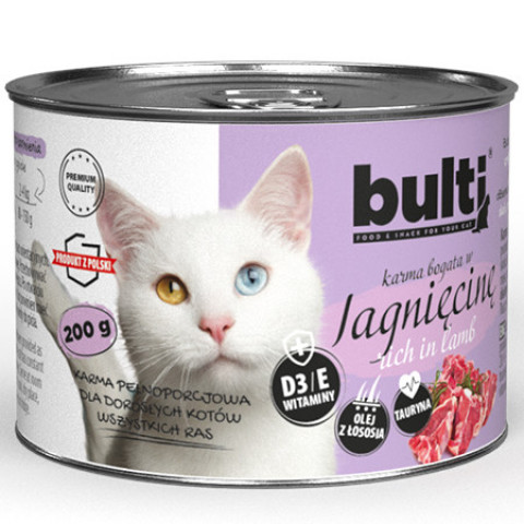 BULTI Rich in lamb - nassfutter für Katzen - 6x200g - Fotogalerie 2