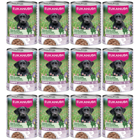 EUKANUBA Life Care Puppy Reich an Lamm und Kartoffeln - Nassfutter für Hunde - 12x400g - Fotogalerie 1