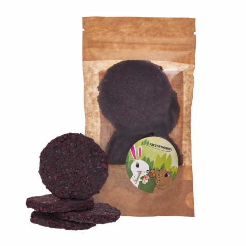 FACTORYHERBS Karottenkekse mit Leinsamen - Leckerbissen für Nager und Kaninchen - 100g - Fotogalerie 1