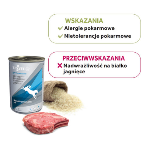 TROVET Hypoallergenic (Lamb) | LRD Lamm, Reis Welpe 400 g - Fotogalerie 4