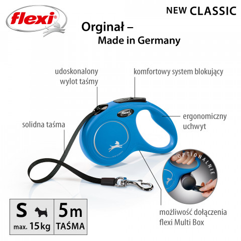Flexi New Classic Hund Rückziehbare Leine 5 m - Fotogalerie 5