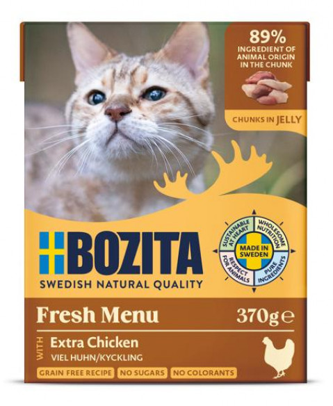 BOZITA Huhn in Gelee - Nassfutter für Katzen - 370 g - Fotogalerie 1