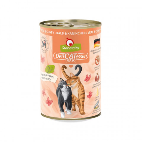 GRANATAPET DeliCATessen Veal and coney - nassfutter für Katzen - 400g - Fotogalerie 1