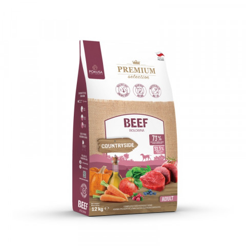 POKUSA Premium Selection Beef Adult - trockenfutter für Hunde - 12kg - Fotogalerie 1