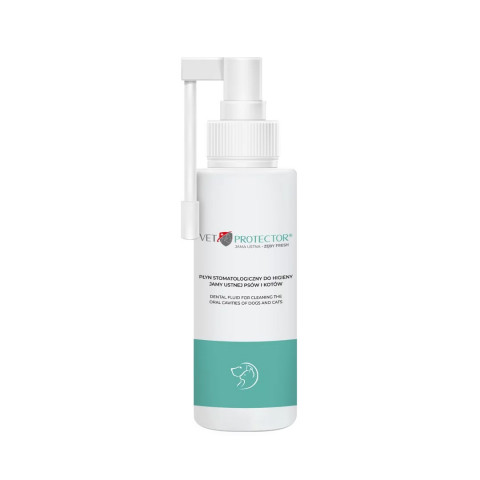 JM SANTE Vet Protector Fresh - zahnmedizinische lösung zur mundhygiene für hunde und katzen – 100 ml - Fotogalerie 3