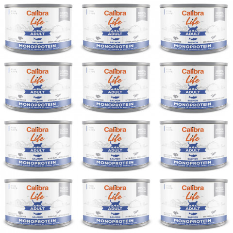 CALIBRA Cat Life Adult Salmon - Nassfutter für Katzen - 12x200g - Fotogalerie 1