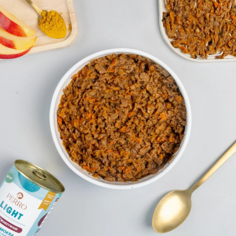 PERRO Light Mono-protein Turkey with vegetables - Nassfutter für Hunde - 800g - Fotogalerie 2