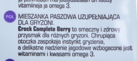 VERSELE LAGA Complete Crock Berry - Leckerli für Nager - 50g - Fotogalerie 2