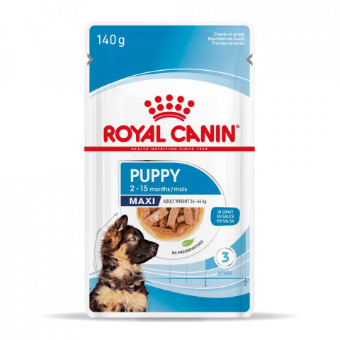 ROYAL CANIN Maxi Puppy SHN - nassfutter für Hunde - 10x140g - Fotogalerie 6