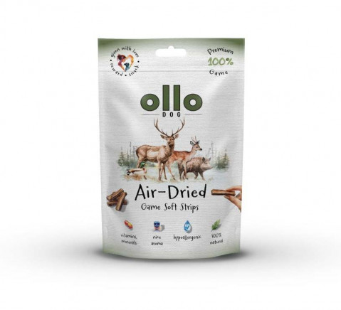 OLLO Air-Dried Game strips - leckerli für hunde - 80g - Fotogalerie 1