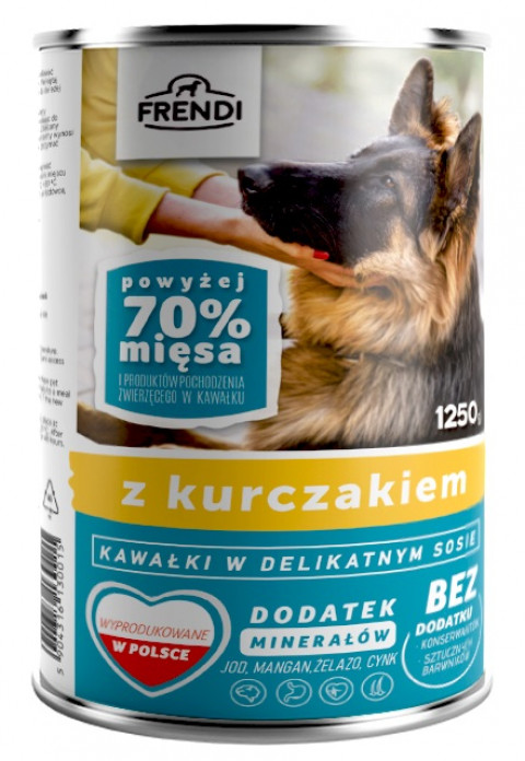 FRENDI with Chicken chunks in delicate sauce - nassfutter für Hunde - 1250g - Fotogalerie 1