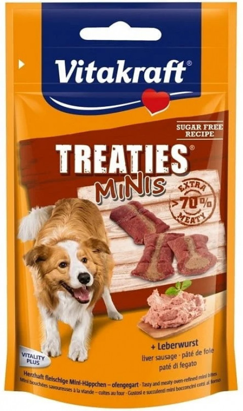 VITAKRAFT Treaties Minis with liver - hundeleckerli - 48 g - Fotogalerie 1
