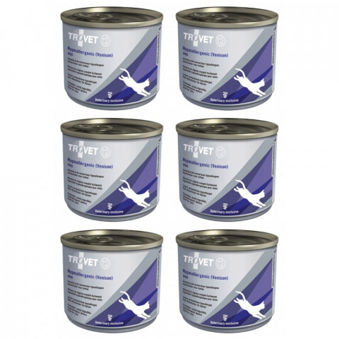 TROVET Hypoallergenic VRD mit Wild - Nassfutter für Katzen - 6x200 g - Fotogalerie 1