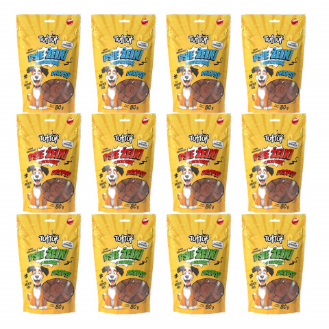 TUF TUF Hundegelee – Bonbons MIX 3 Geschmacksrichtungen – Leckerbissen für Hunde – 12 x 80 g - Fotogalerie 1