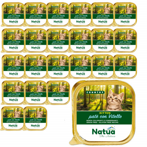 NATUA Country Kitten Kalb – Nassfutter für Katzen – 24x100g - Fotogalerie 1