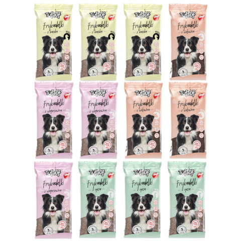 TUF TUF Frikadellen Mix aus 4 Geschmacksrichtungen – Hundesnack – 12x70g - Fotogalerie 1