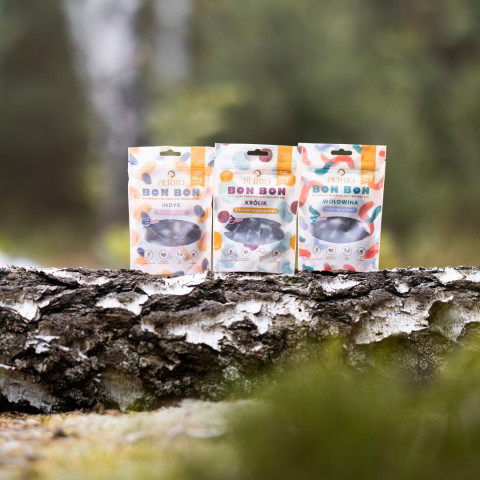 PERRO Bon Bon Beef - leckerli für hunde - 80g - Fotogalerie 2