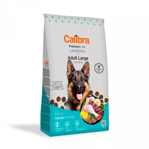CALIBRA Dog Premium Adult Large Huhn - Trockenfutter für Hunde - 12kg - Fotogalerie 1