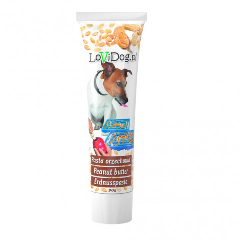 LOVIDOG Peanut paste - leckerli für hunde - 90g - Fotogalerie 1