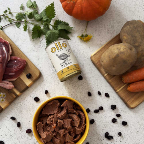OLLO Pure Turkey - Nassfutter für Hunde - 400g - Fotogalerie 3
