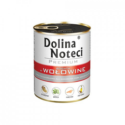 DOLINA NOTECI Premium reich an Rindfleisch - Nassfutter für Hunde - 800g - Fotogalerie 1
