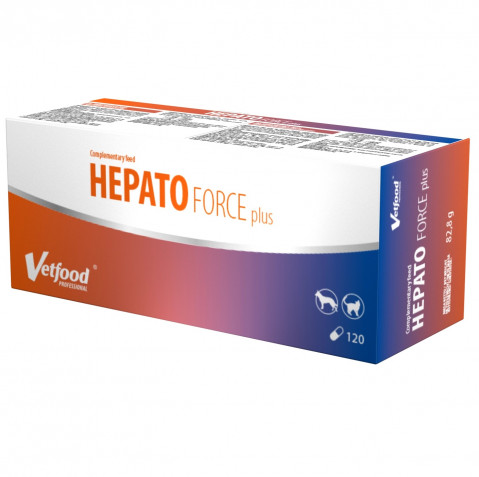 VETFOOD Hepato Force Plus - nahrungsergänzungsmittel für hunde und katzen - 120stück - Fotogalerie 1