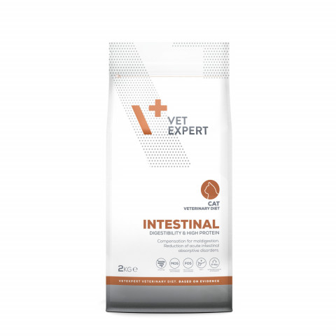 VET EXPERT Veterinary Diet Intestinal Cat - Trockenfutter für Katzen - 2 kg - Fotogalerie 4