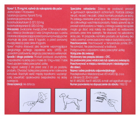 FIPREX Parasitentropfen für Hunde S - 1 ml - Fotogalerie 2