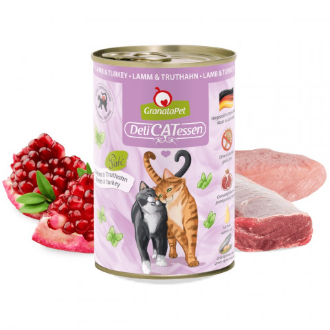 GRANATAPET DeliCATessen Lamb and turkey - nassfutter für Katzen - 400g - Fotogalerie 2
