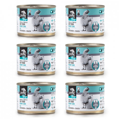 3COTY 53. Chicken + duck Kidney Care - nassfutter für Katzen - 6x180g - Fotogalerie 1