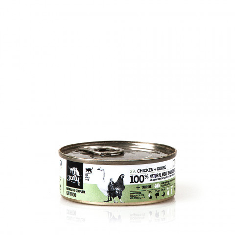 3COTY Chicken with goose - nassfutter für Katzen - 6x80g - Fotogalerie 5