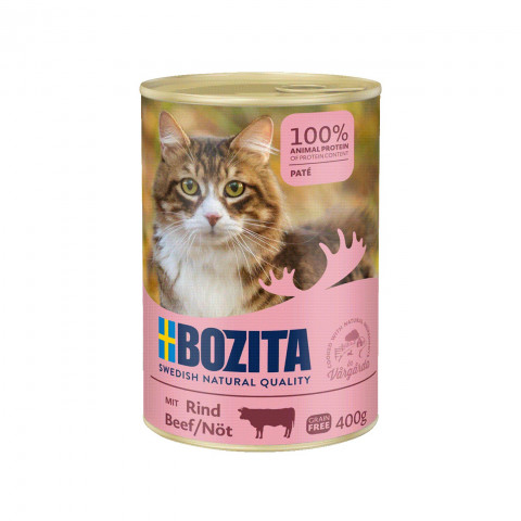 BOZITA Rinderpastete - Nassfutter für Katzen - 400g - Fotogalerie 1