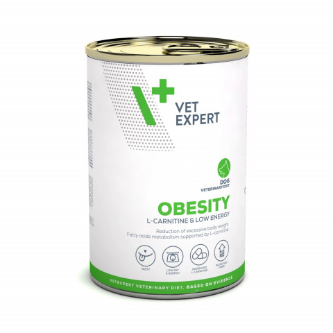 VET EXPERT Veterinary Diet Obesity Dog - Nassfutter für Hunde - 400g - Fotogalerie 1