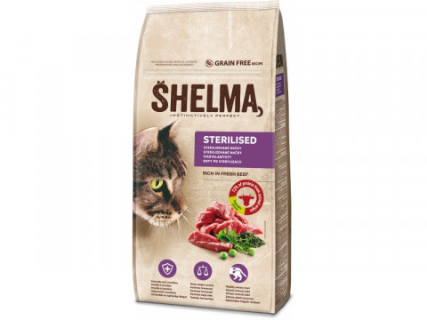 SHELMA Sterilised Beef - trockenfutter für Katzen - 8kg - Fotogalerie 4