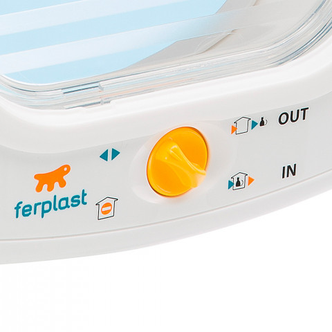 FERPLAST Swing 9 - Tür für mittelgroße Hunde und große Katzen, weiß - Fotogalerie 3