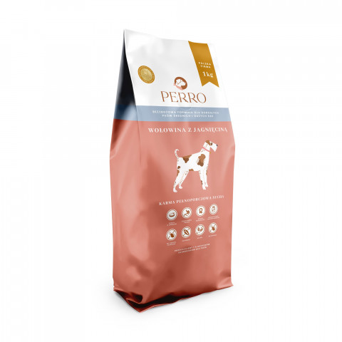 PERRO Beef with lamb Medium and large breeds - trockenfutter für Hunde - 1kg - Fotogalerie 1