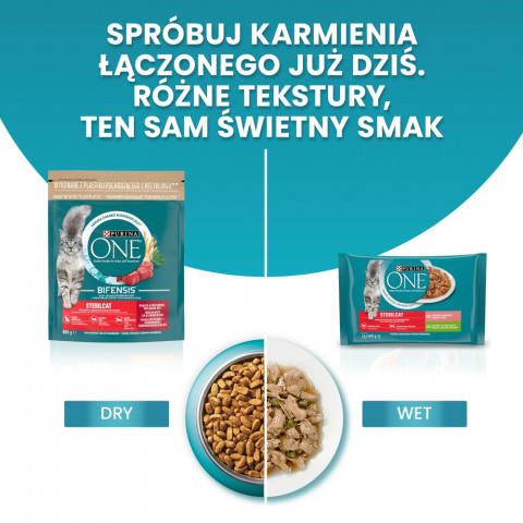 PURINA One Bifensis Sterilcat Beef - Trockenfutter für Katzen - 800 g - Fotogalerie 8